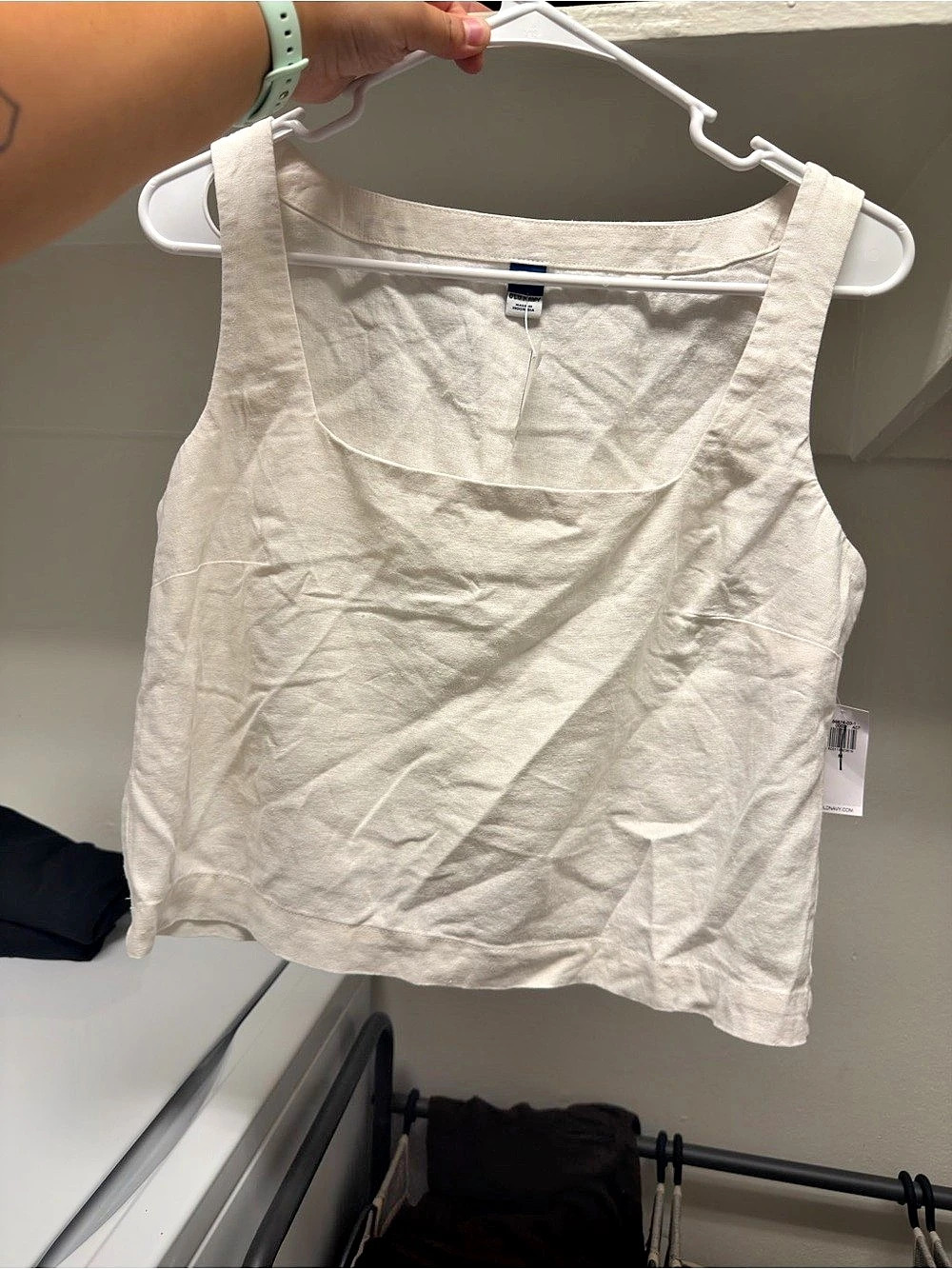 Madewell Tank Top in Cream Size Medium NWT
